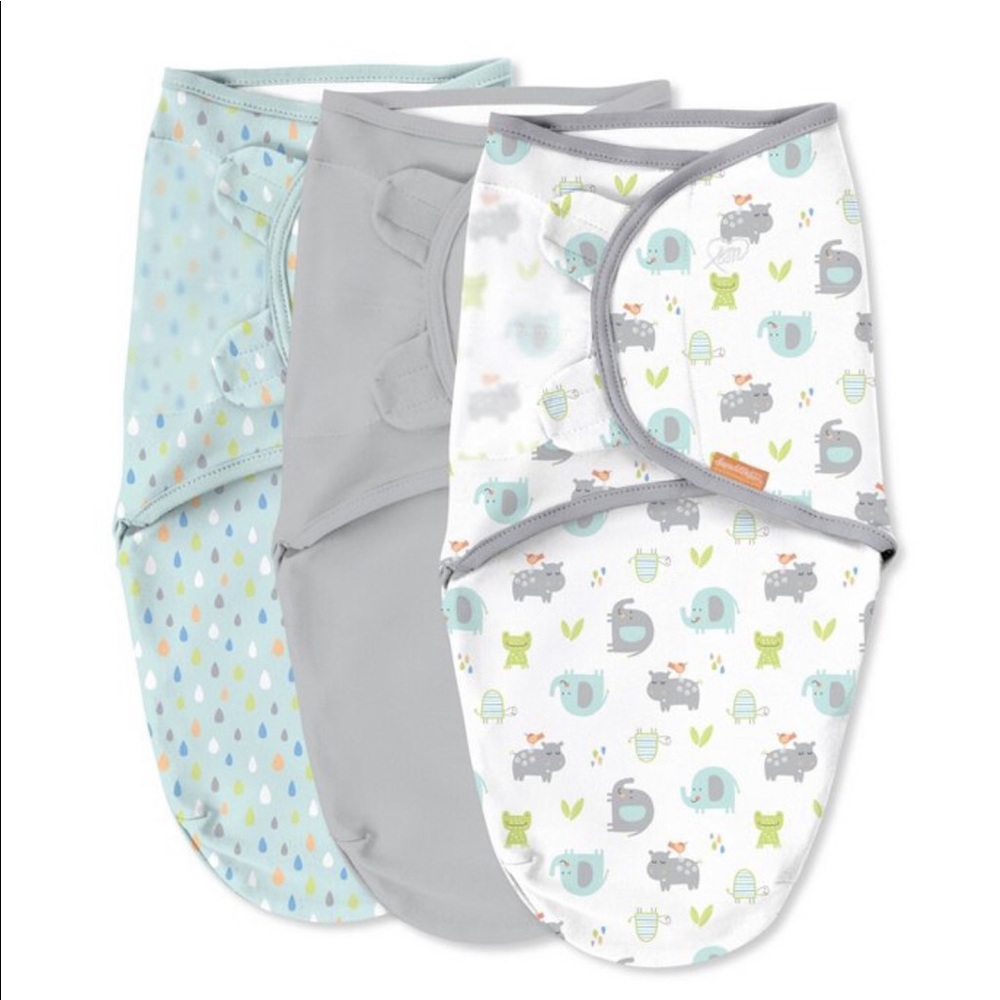 3 Small/Medium Baby Swaddles